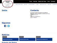 Tablet Screenshot of parkinson.lorca.es
