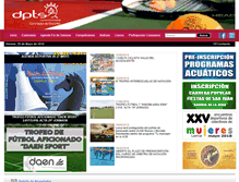 Tablet Screenshot of deportes.lorca.es